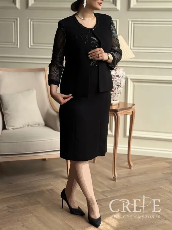 کت و سارافن آستین طرحدار