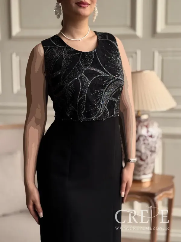 کت و سارافن آستین طرحدار