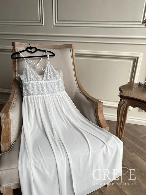 لباس خواب توری بلند لورنزا