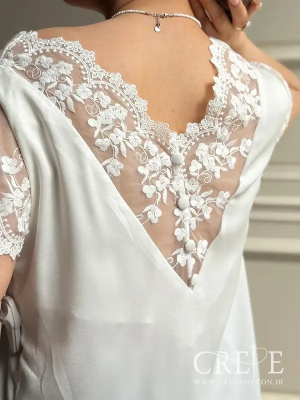 تاپ  یقه هفت پشت گیپور