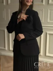 کت و دامن پلیسه گلدار