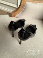 کفش ورنی بغل باز سگک مستطیل