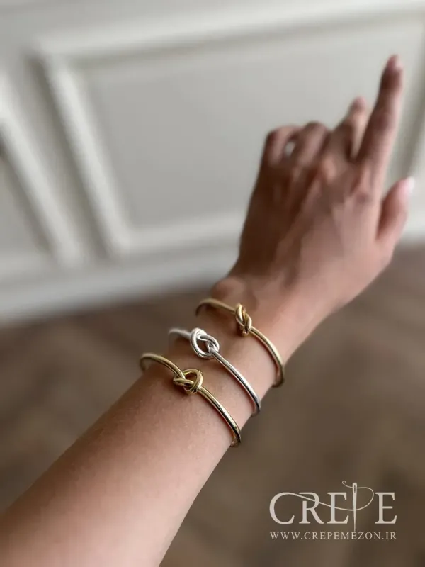 دستبند طرح گره