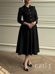 کت دامن کتان لمه شیرین