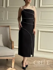 پیراهن کوتاه مغزی دوزی نگینی