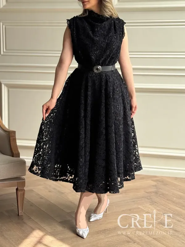 پیراهن حلقه آستین گیپور