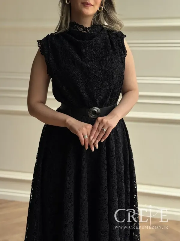 پیراهن حلقه آستین گیپور