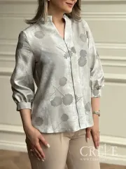 شومیز یک طرف پیله گلدار