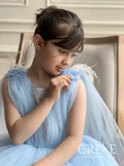 پیراهن تور بالاتنه پولکی