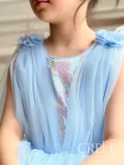 پیراهن تور بالاتنه پولکی