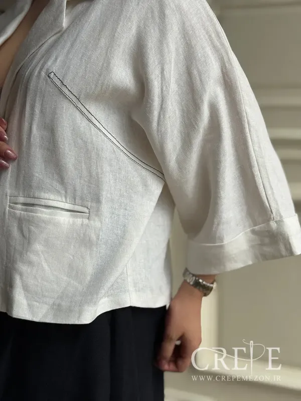 کت و دامن لینن 