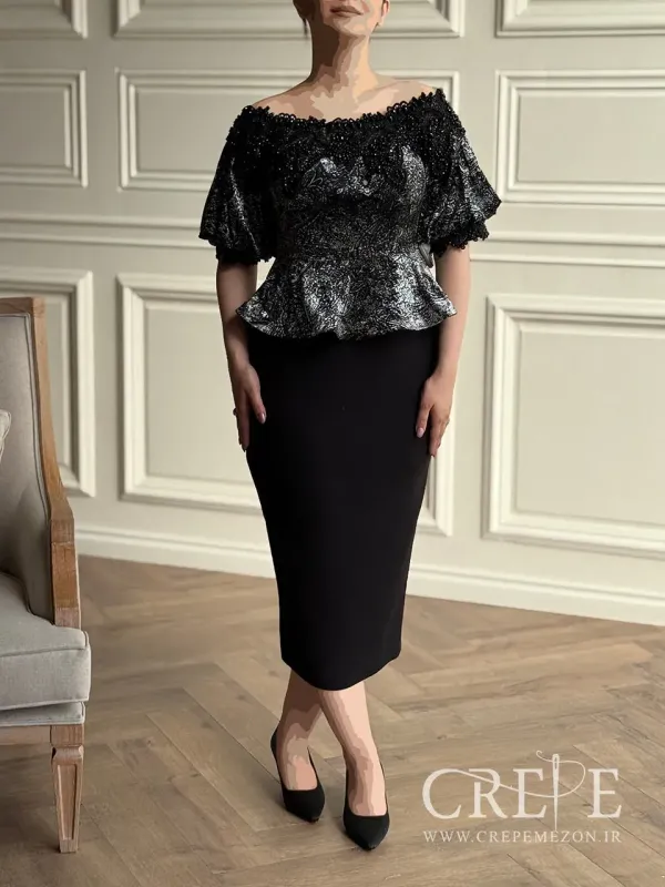 پیراهن بالاتنه سنگدوزی