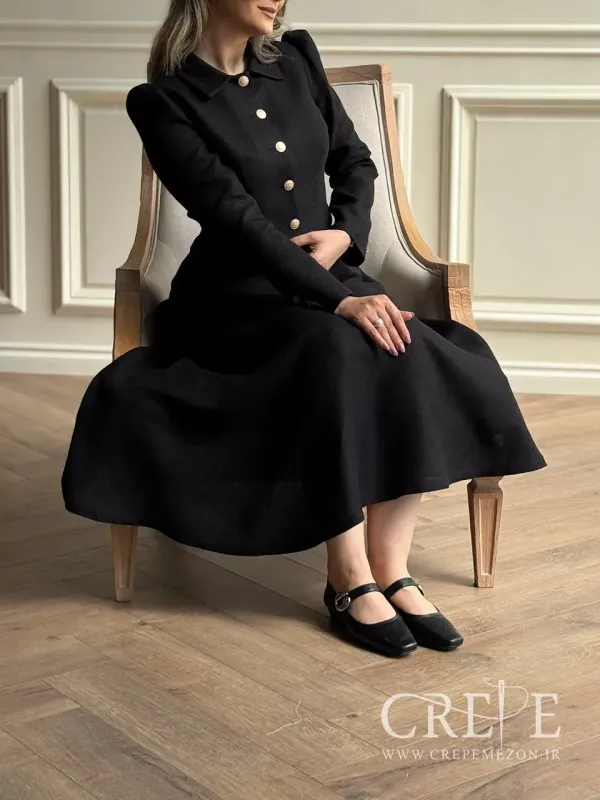 کت دامن لینن حصیری