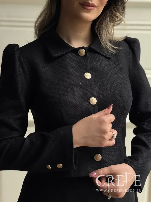 کت و دامن لینن حصیری