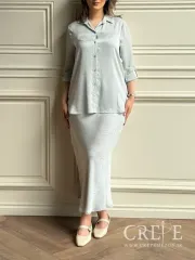 شومیز دامن طرح اسلیمی