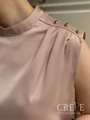 تاپ ساتن سرشانه 3دکمه