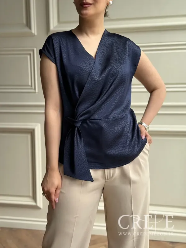 تاپ بغل گره ای پوست ماری