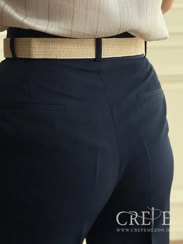 شلوار کرپ دوبل پیله دار قد 108 
