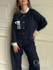 کت و شلوار لینن هورس کلاب