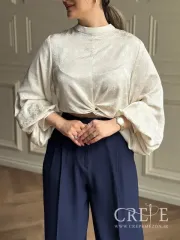 شومیز کراپ جلو گره 