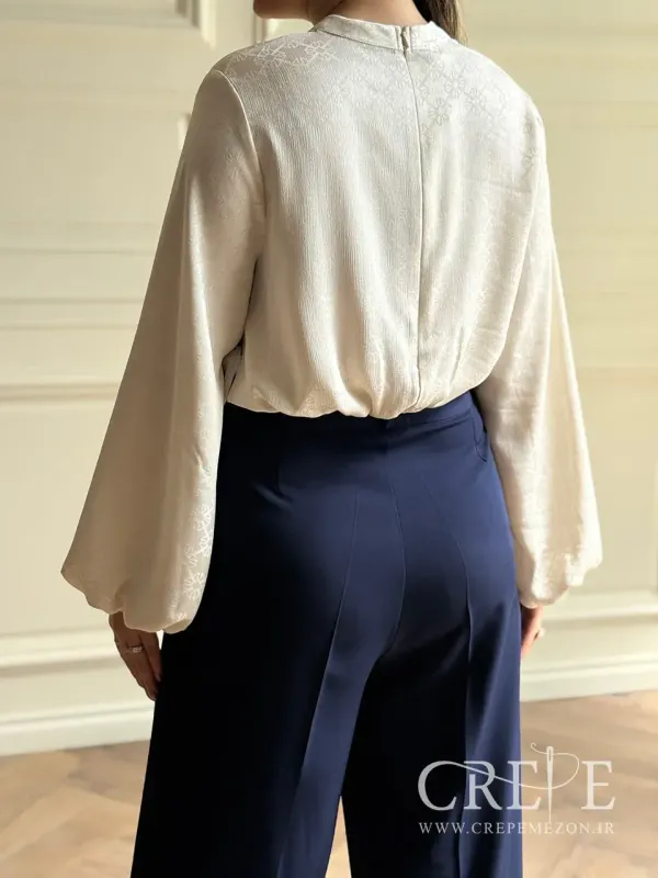 شومیز کراپ جلو گره 