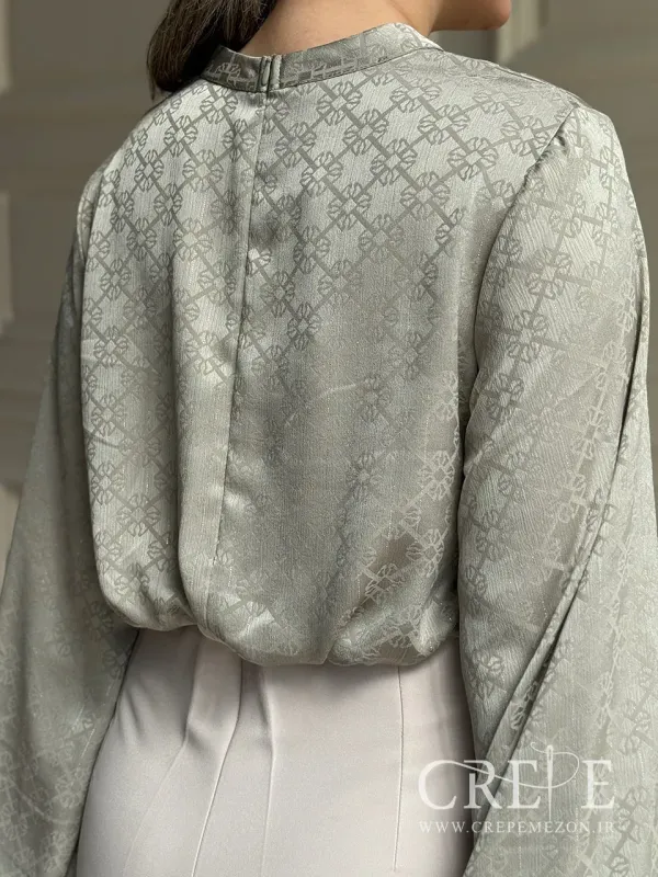 شومیز کراپ جلو گره 