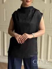 تاپ حریر دو تیکه طرحدار 