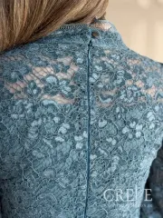 پیراهن آستین کلوش گیپور مخمل