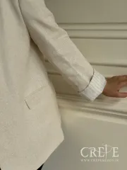 کت لینن دو جیب
