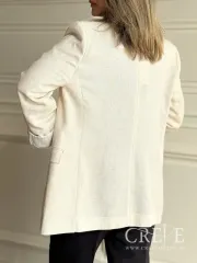 کت لینن دو جیب