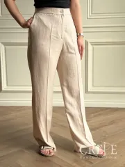 شلوار بگ لینن قد 110