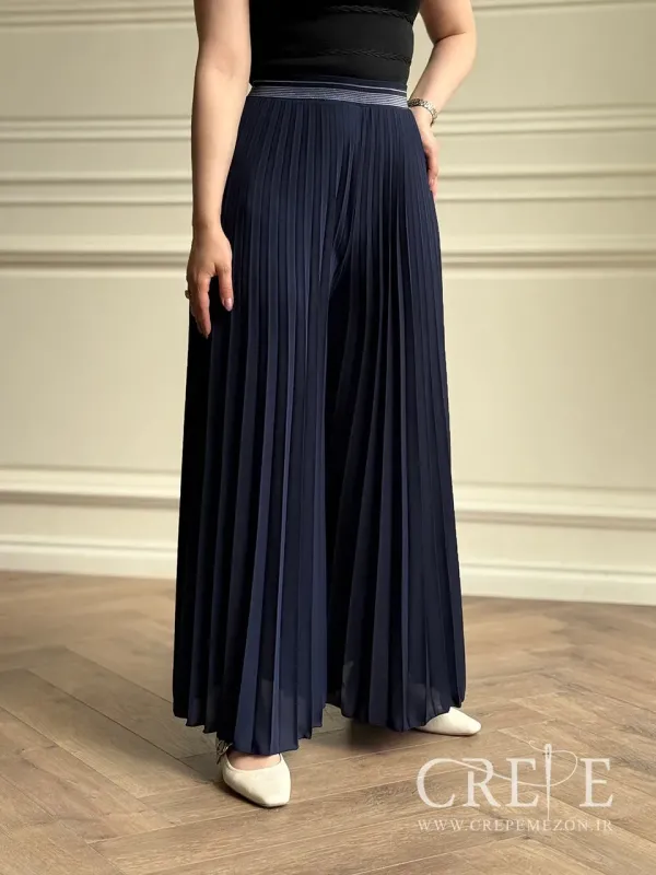 دامن شلواری پلیسه  قد 107