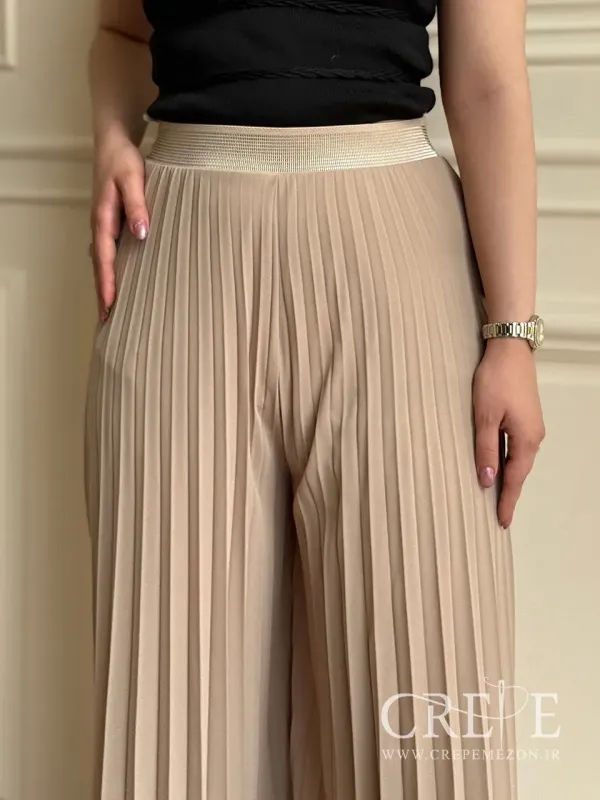 دامن شلواری پلیسه  قد 107