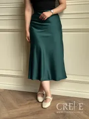 دامن ساتن فون قد 90