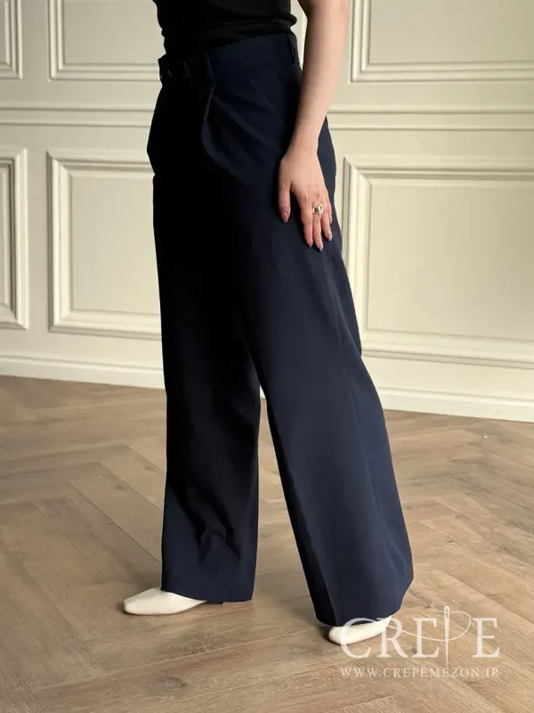 شلوار لینن پیله دار قد 112