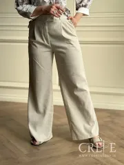 شلوار لینن پیله دار قد 112