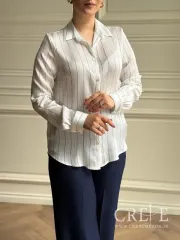 شومیز ساتن سیلک زری دار