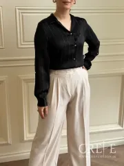 شومیز ساتن سیلک زری دار