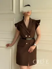 پیراهن کتی آستین چیندار