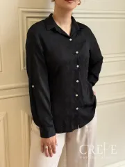 شومیز ساتن سیلک زری دار