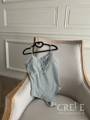 مایو سبز راه راه وارداتی 