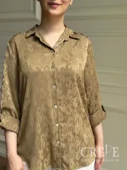 شومیز جلو دکمه طرحدار