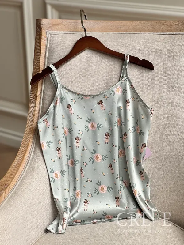 تاپ شلوارک ساتن طرح موانا