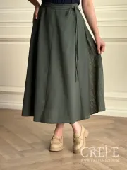 دامن ترک لینن گره ای