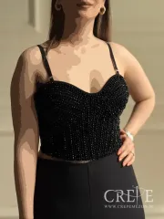 نیم تنه مجلسی سنگ دوزی