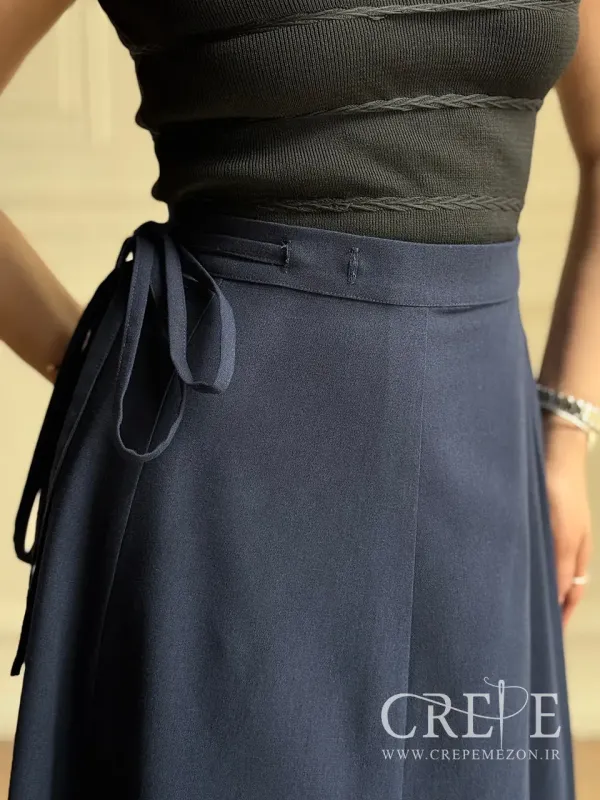 دامن ترک لینن گره ای قد 94