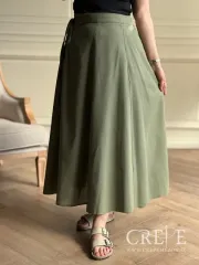 دامن ترک لینن گره ای قد 94