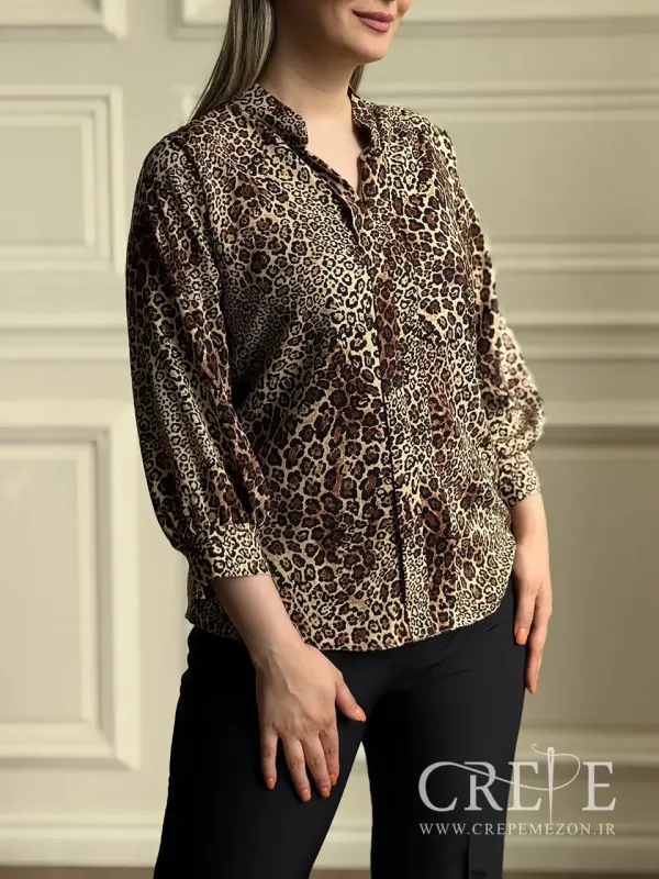 شومیز طرحدار دو پیله