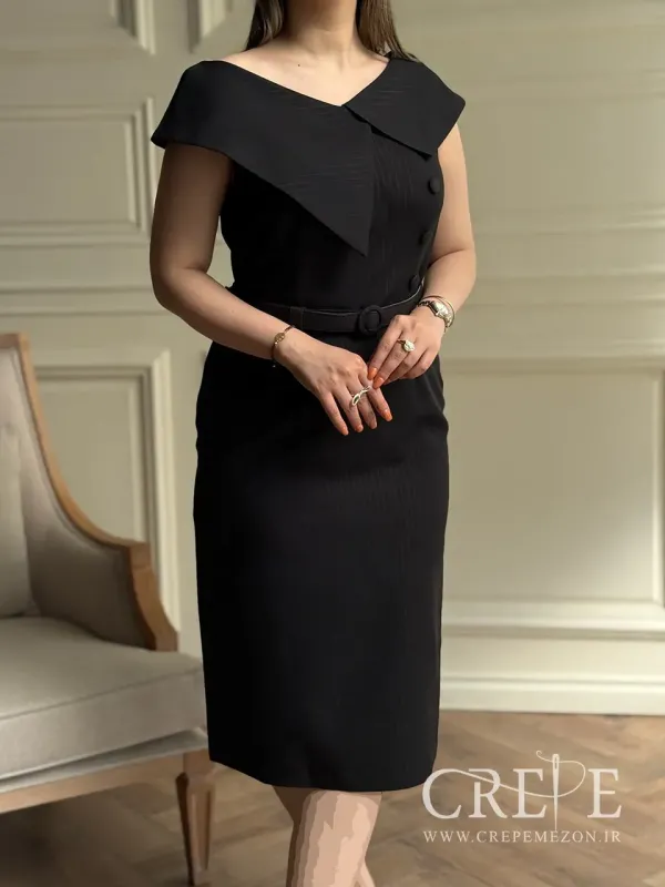 پیراهن زری دار راه راه