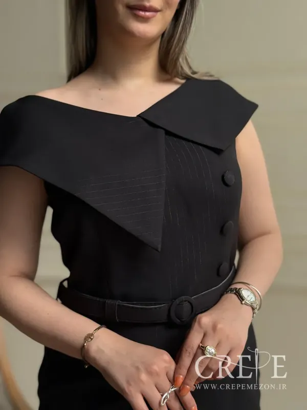 پیراهن زری دار راه راه